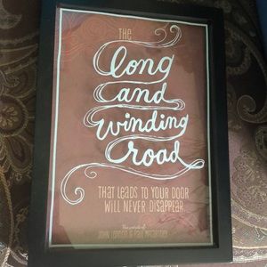 Hallmark - Beatles Quote Decorative Tabletop Frame